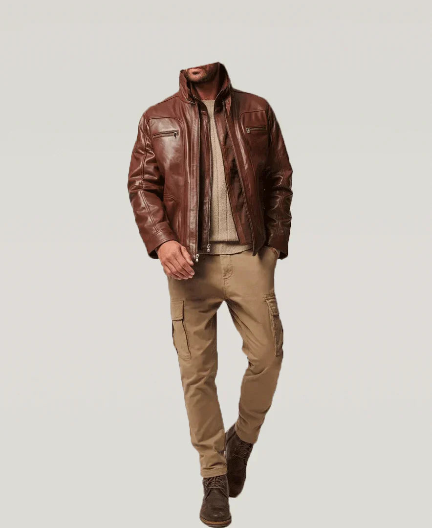 Memphis Leather Moto Jacket