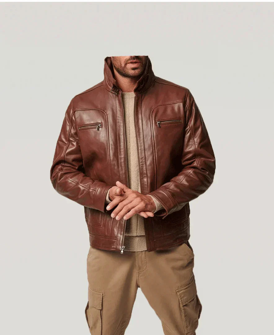 Memphis Leather Moto Jacket