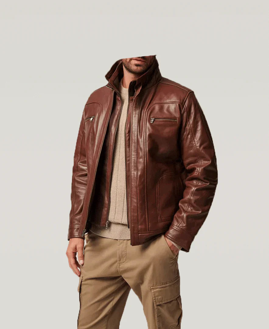 Memphis Leather Moto Jacket