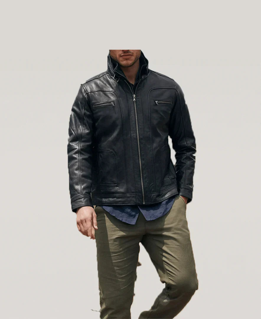 Memphis Leather Moto Jacket