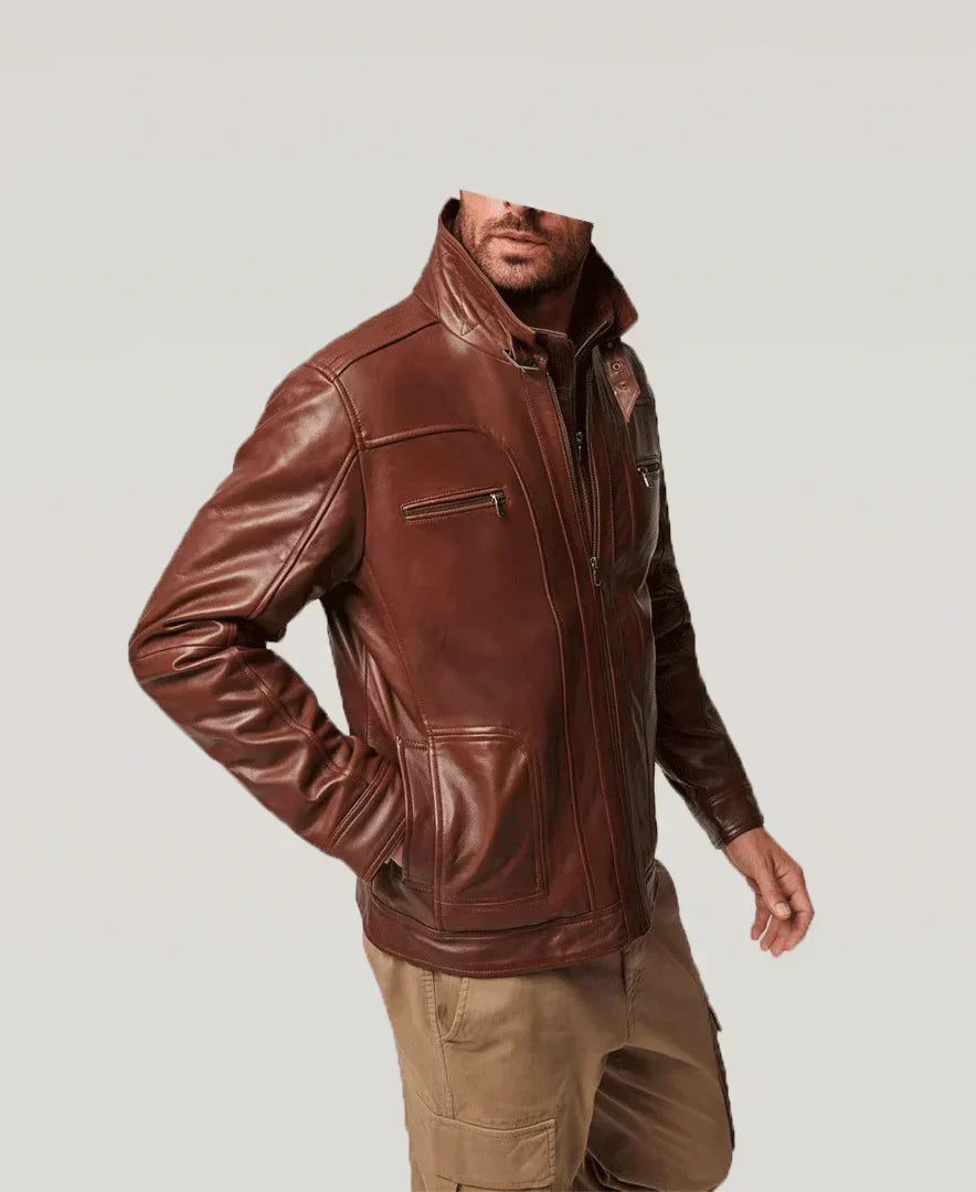 Memphis Leather Moto Jacket