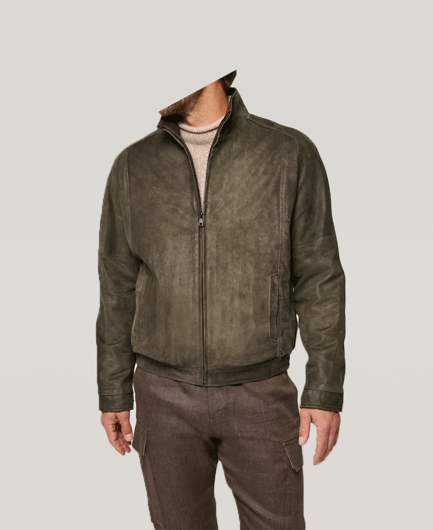 Bradley Distressed Leather Jacket