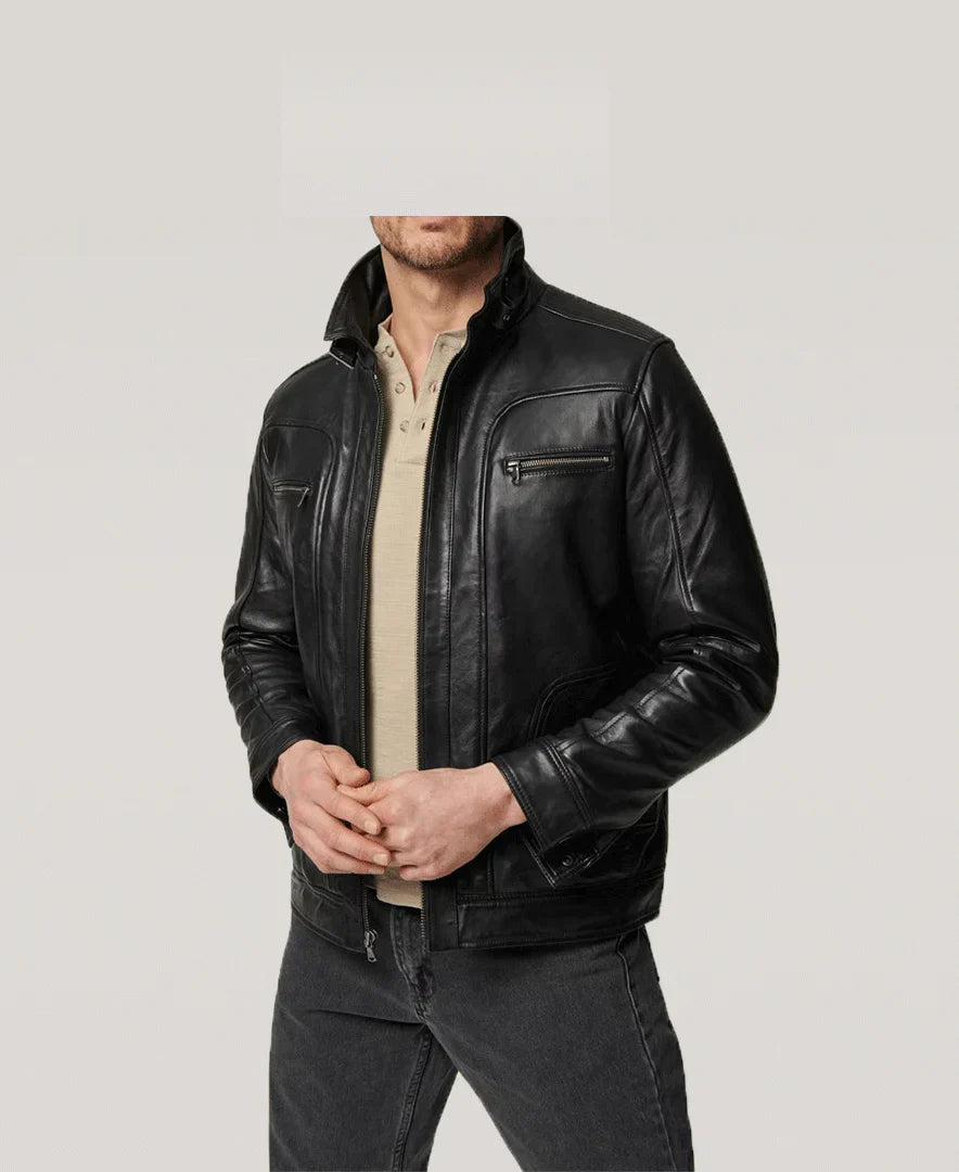 Memphis Leather Moto Jacket