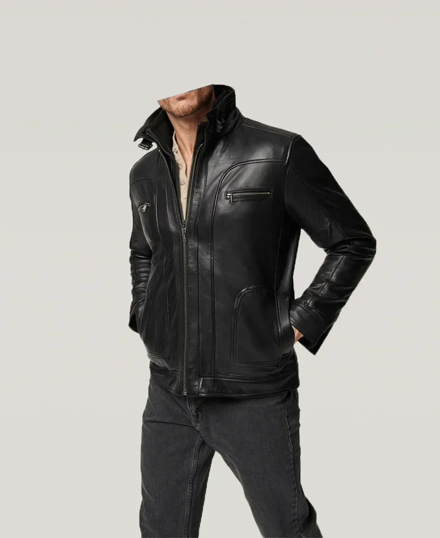 Memphis Leather Moto Jacket